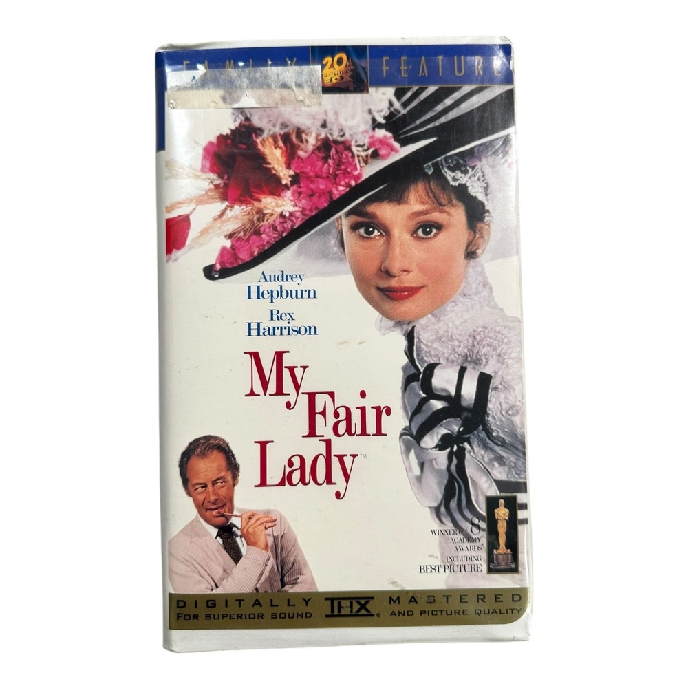 My Fair Lady VHS Movie Audrey Hepburn Rex Harrison Classic Film‎